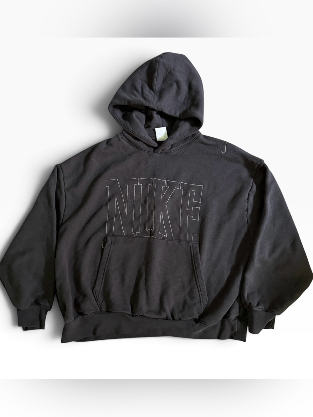 Nike Sportswear Over-Oversized French Terry Pullover Hoodie Women's Large Black